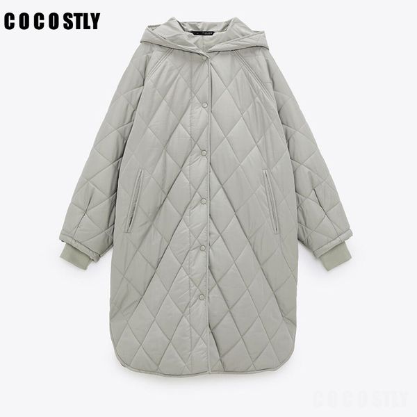 new za coat winter oversize vintage plaid hooded parka women casual poets cotton jaets coat loose long outwear female, Black
new za coat winter oversize vintage plaid hooded parka women casual poets cotton jaets coat loose long outwear female, Black