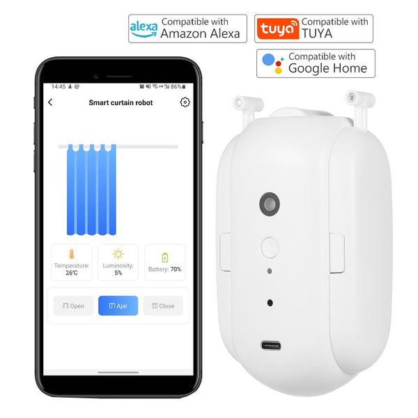 smart home control tuya wifi curtain driver robot for alexa google i type u curtains track motor
smart home control tuya wifi curtain driver robot for alexa google i type u curtains track motor