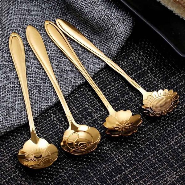 spoons cherry blossoms stainless steel tea coffee spoon teaspoons ice cream sugar flatware gold kitchen tableware
spoons cherry blossoms stainless steel tea coffee spoon teaspoons ice cream sugar flatware gold kitchen tableware