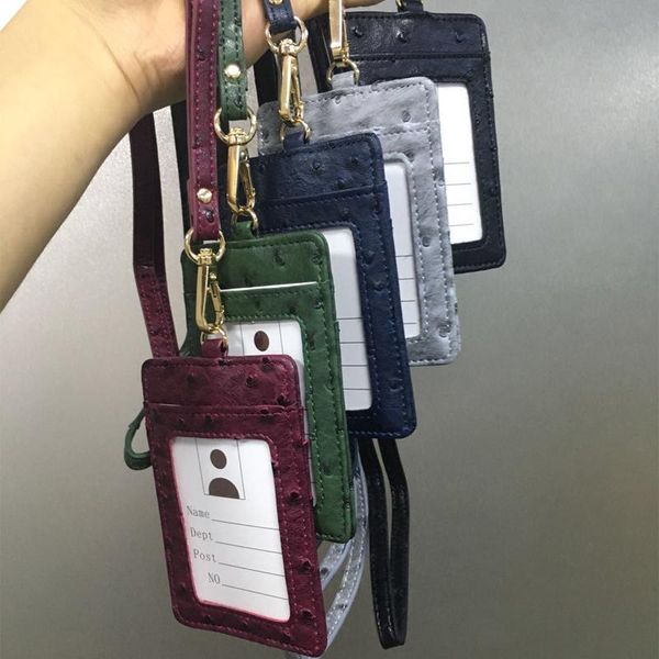 card holders customized bus set id pack work holder snake pattern wallet bag with lanyard fashion ostrich, Brown;gray
card holders customized bus set id pack work holder snake pattern wallet bag with lanyard fashion ostrich, Brown;gray