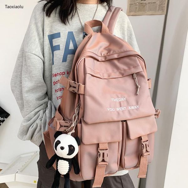 backpack dcimor english embroidery nylon men and women multi-pocket eye-splice lapcollege couples schoolbag
backpack dcimor english embroidery nylon men and women multi-pocket eye-splice lapcollege couples schoolbag