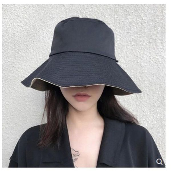 2020 selling spring summer casual double-sided solid color fisherman hat female literary style big sunscreen sunshade cap1, Blue;gray
2020 selling spring summer casual double-sided solid color fisherman hat female literary style big sunscreen sunshade cap1, Blue;gray