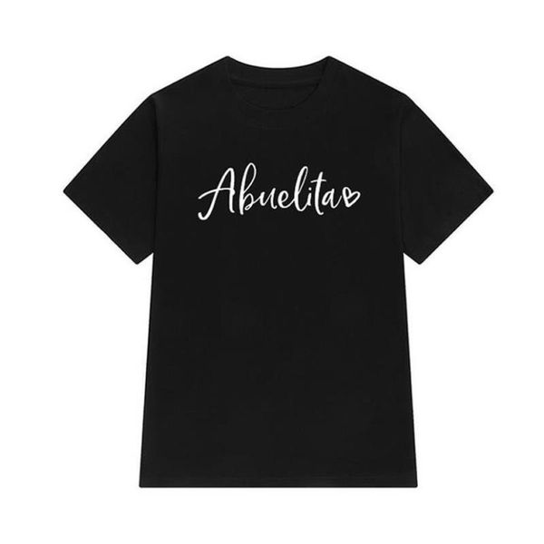 women's t-shirt fashion short sleeve cotton abuelita letters print for women graphic tees cropped plus size, White
women's t-shirt fashion short sleeve cotton abuelita letters print for women graphic tees cropped plus size, White