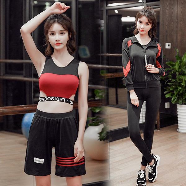 women yoga set 2021 new spring sports suits patchwork 5 in 1 set female running suit large size fitness breathable gym clothing, White;red
women yoga set 2021 new spring sports suits patchwork 5 in 1 set female running suit large size fitness breathable gym clothing, White;red