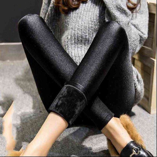 high waist lurex winter women warm velvet pants lady plus size thick pant black slim stretch capris trousers, Black;white
high waist lurex winter women warm velvet pants lady plus size thick pant black slim stretch capris trousers, Black;white
