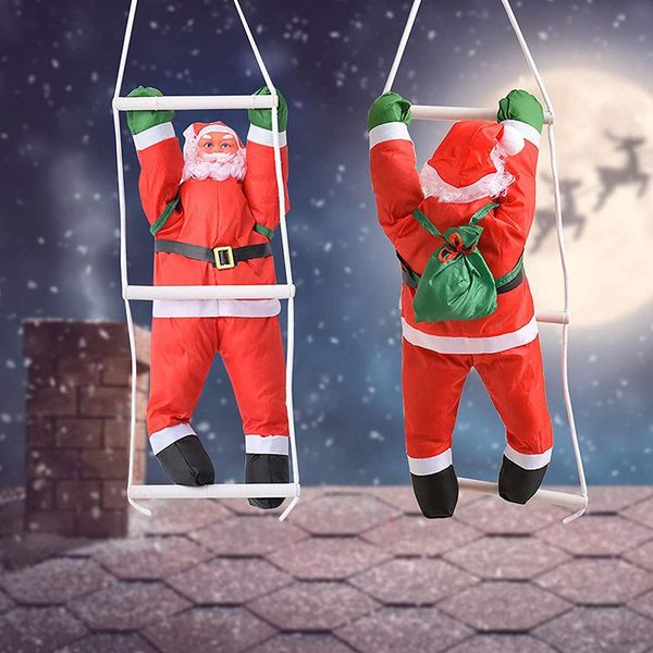 christmas decorations pendant santa claus hanging doll ladder rope climbing year tree decoration decor
christmas decorations pendant santa claus hanging doll ladder rope climbing year tree decoration decor