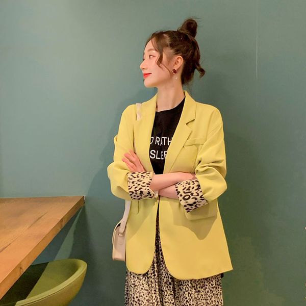 2021 women spring simple leopard jackets female animal print notch collar blazer office lady elegant coat outerwears, Black;brown
2021 women spring simple leopard jackets female animal print notch collar blazer office lady elegant coat outerwears, Black;brown