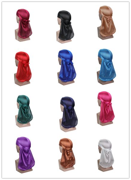 new men's satin silky durags bandana turban wigs men long tail durag headwear headband pirate hat hair accessories, Blue;gray
new men's satin silky durags bandana turban wigs men long tail durag headwear headband pirate hat hair accessories, Blue;gray