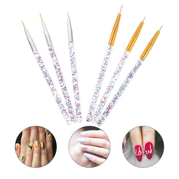 nail brushes 12pcs multipurpose art brush acrylic liner for girls, Yellow 
nail brushes 12pcs multipurpose art brush acrylic liner for girls, Yellow