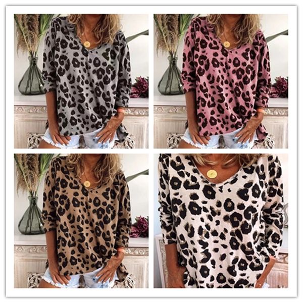 2021 new plus size 5xl leopardo impresso camisetas femininas casual manga longa decote em v s tshirts senhora solta tama 8msi, White
2021 new plus size 5xl leopardo impresso camisetas femininas casual manga longa decote em v s tshirts senhora solta tama 8msi, White