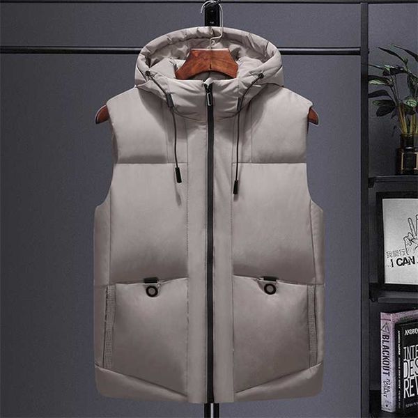 aemape brand fashion slim sleeveless cotton padded clothes autumn and winter vest men's sports waistcoat thickened hooded 211111, Black;white
aemape brand fashion slim sleeveless cotton padded clothes autumn and winter vest men's sports waistcoat thickened hooded 211111, Black;white