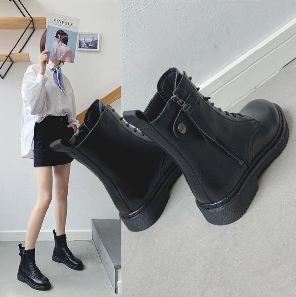 2021 boots winter round head casual short korean version plus velvet women 1, Black
2021 boots winter round head casual short korean version plus velvet women 1, Black