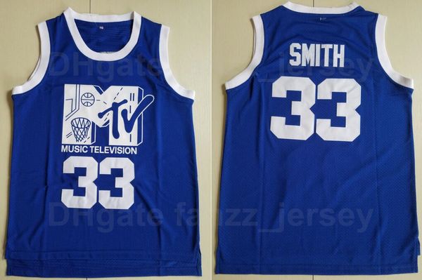 moive 33 smith music television jersey men basketball university team color blue stitched and embroidery sports breathable pure cotton excel, Black
moive 33 smith music television jersey men basketball university team color blue stitched and embroidery sports breathable pure cotton excel, Black