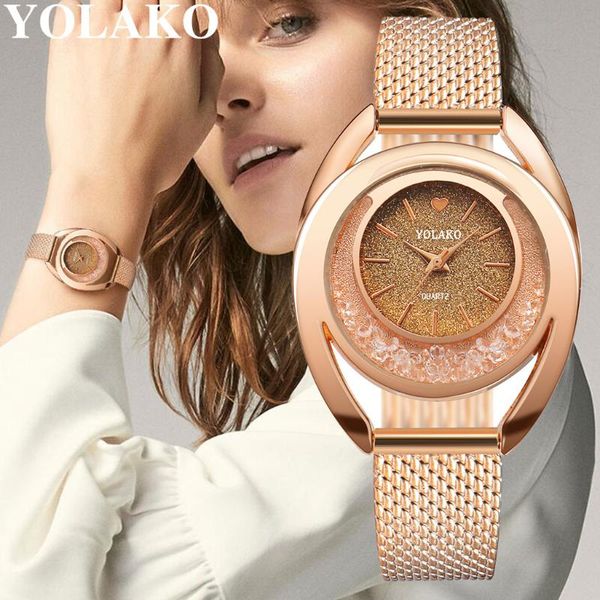 wristwatches yolako brand women bracelet watches fashion dress ladies wrist watch luxury rose gold quartz set dropshiping, Slivery;brown
wristwatches yolako brand women bracelet watches fashion dress ladies wrist watch luxury rose gold quartz set dropshiping, Slivery;brown