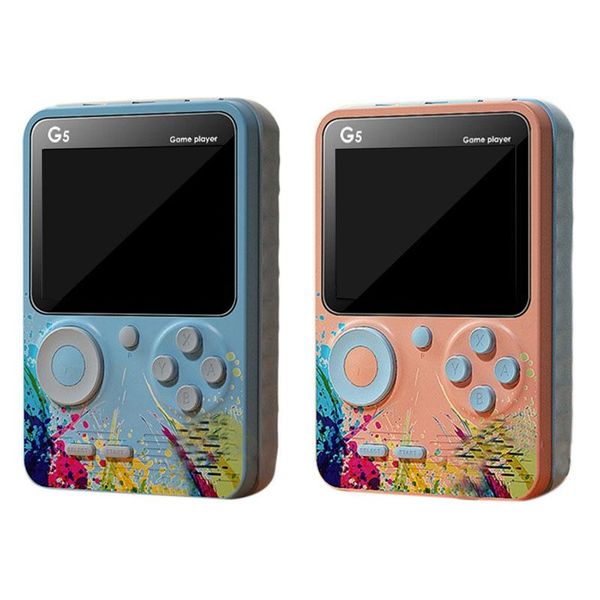 portable game players 2 pcs g5 handheld console, built-in 500 games, video games for kids and adult,support tv, blue & pink
portable game players 2 pcs g5 handheld console, built-in 500 games, video games for kids and adult,support tv, blue & pink