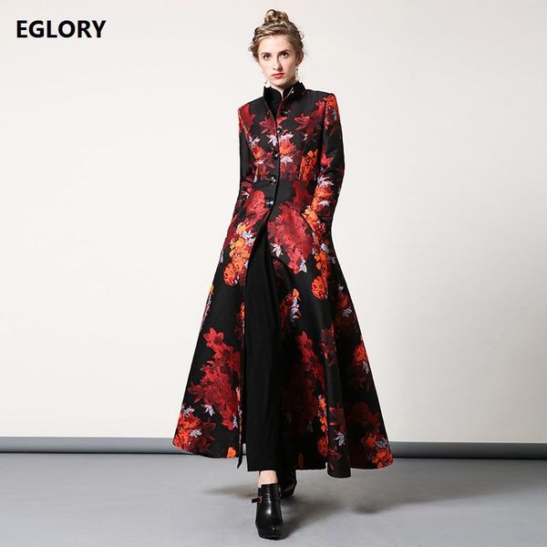 women's trench coats xxxxl coat 2021 autumn winter women single breasted vintage jacquard floral print maxi x-long outerwear feminino, Tan;black
women's trench coats xxxxl coat 2021 autumn winter women single breasted vintage jacquard floral print maxi x-long outerwear feminino, Tan;black