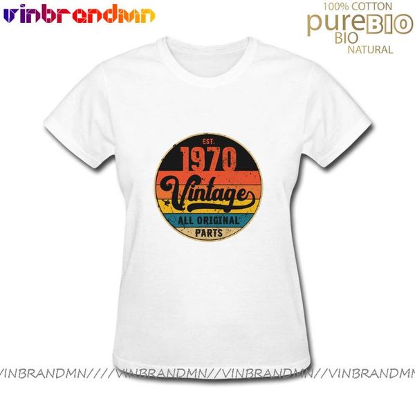 women's t-shirt short sleeve custom tees vintage all original parts gift 51th birthday mother's day, White
women's t-shirt short sleeve custom tees vintage all original parts gift 51th birthday mother's day, White