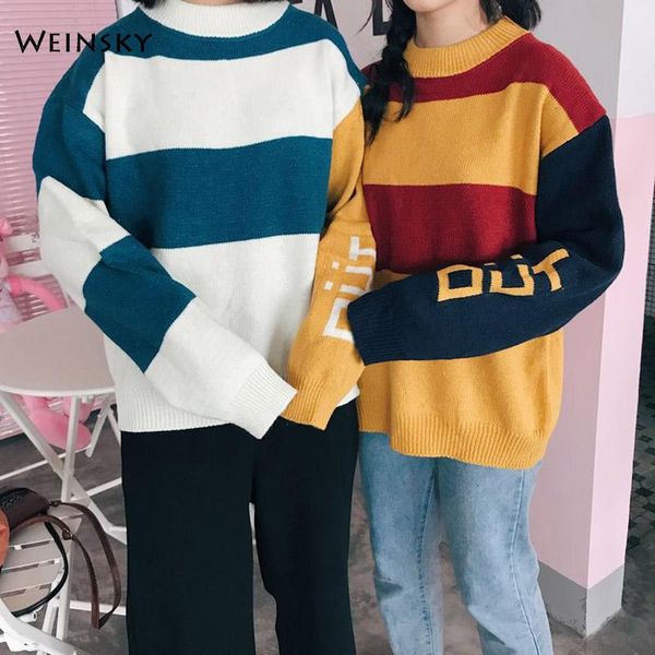 women's sweaters women knitted sweater and pullovers korean fashion casual style o-neck female 2021 autumn winter, White;black
women's sweaters women knitted sweater and pullovers korean fashion casual style o-neck female 2021 autumn winter, White;black