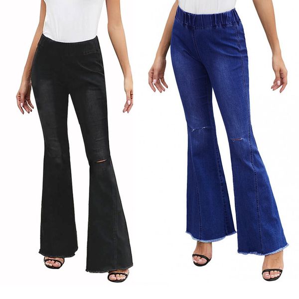 2021 new women fashion hollow hole denim flare boyfriend ladies high waist bell bottom jeans pants autumn loose wide leg jean xih9, Blue
2021 new women fashion hollow hole denim flare boyfriend ladies high waist bell bottom jeans pants autumn loose wide leg jean xih9, Blue