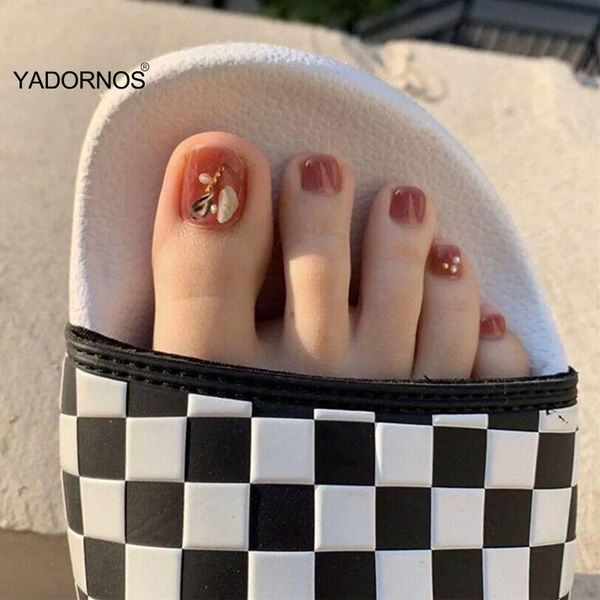 false nails 24pcs shell red toenail patch glue type removable short paragraph fashion manicure save time ty, Red;gold
false nails 24pcs shell red toenail patch glue type removable short paragraph fashion manicure save time ty, Red;gold