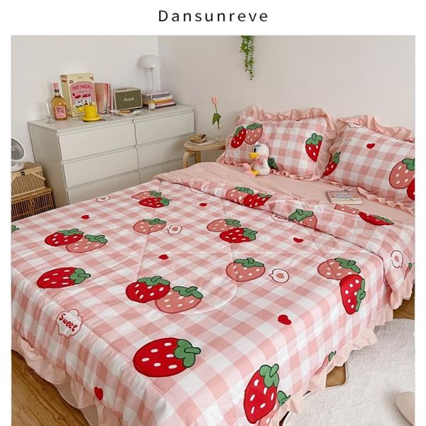 comforters & sets dansunreve quilts summer striped dots sunflower macaron cute with ruffle bedding single queen no pillowcase 150*200cm
comforters & sets dansunreve quilts summer striped dots sunflower macaron cute with ruffle bedding single queen no pillowcase 150*200cm