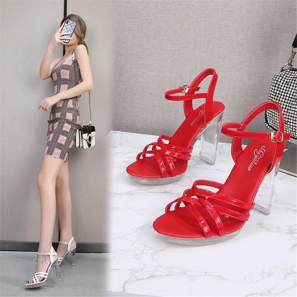 sandals summer 11 cm clear high heel office ladies size 34-43 peep toe women cross strap wedding shoes fashion tassel pumps, Black
sandals summer 11 cm clear high heel office ladies size 34-43 peep toe women cross strap wedding shoes fashion tassel pumps, Black