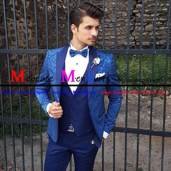 men's suits & blazers floral pattern jacquard suit for men tailor-made lapel slim fit mens blazer royal blue tuxedos prom party wedding, White;black
men's suits & blazers floral pattern jacquard suit for men tailor-made lapel slim fit mens blazer royal blue tuxedos prom party wedding, White;black