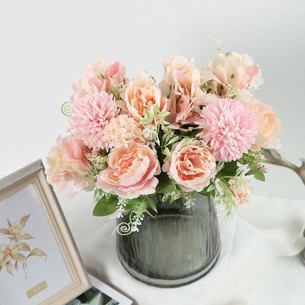 decorative flowers & wreaths 2 bunches artificial hydrangea bouquet 7 heads silk fake peony bridal hand flower for home wedding decor
decorative flowers & wreaths 2 bunches artificial hydrangea bouquet 7 heads silk fake peony bridal hand flower for home wedding decor