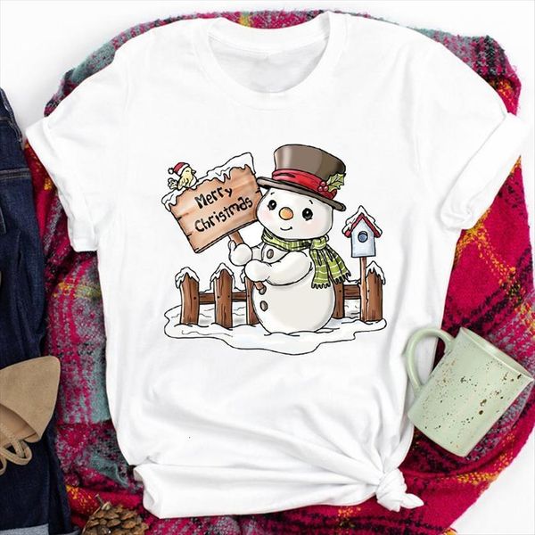 snowman cute clothing year tees women t shirts merry christmas cartoon print clothes graphic female shirt, White
snowman cute clothing year tees women t shirts merry christmas cartoon print clothes graphic female shirt, White