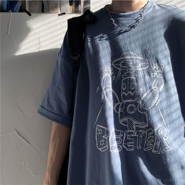 new 2021 sky blue hip hop t shirt men loose harajuku streetwear casual half sleeve summer korean style cartoon tshirts males 86ki, White;black
new 2021 sky blue hip hop t shirt men loose harajuku streetwear casual half sleeve summer korean style cartoon tshirts males 86ki, White;black