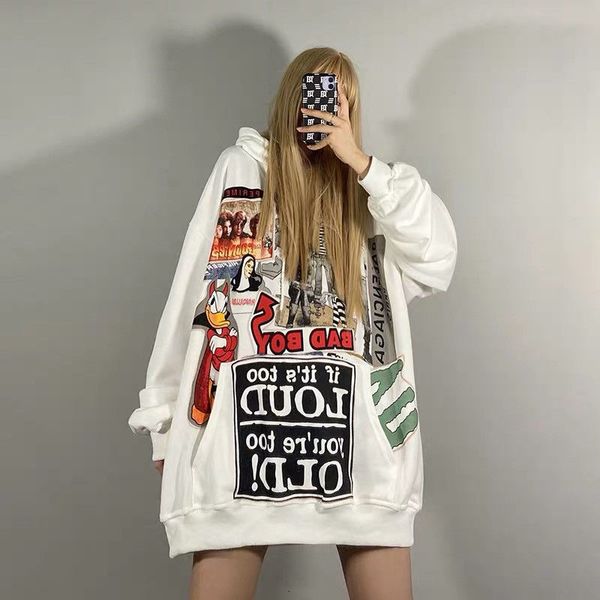 women's jackets anime harajuku super large sweatshirt, feminine, hip hop, streetwear, aesthetics, vintage, gothic, korean fashion, 90s, Black;brown
women's jackets anime harajuku super large sweatshirt, feminine, hip hop, streetwear, aesthetics, vintage, gothic, korean fashion, 90s, Black;brown