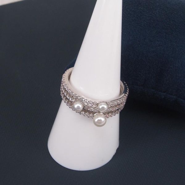 cluster rings s925 sterling silver white gold multi-circle pearl ring for women simple fashion european and american style jewelry, Golden;silver
cluster rings s925 sterling silver white gold multi-circle pearl ring for women simple fashion european and american style jewelry, Golden;silver