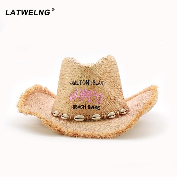 2021 new trendy shell belt women panama cowgirl raffia beach uv hats men cool jazz summer visor cap western cowboy sun hat qvrf, Blue;gray
2021 new trendy shell belt women panama cowgirl raffia beach uv hats men cool jazz summer visor cap western cowboy sun hat qvrf, Blue;gray