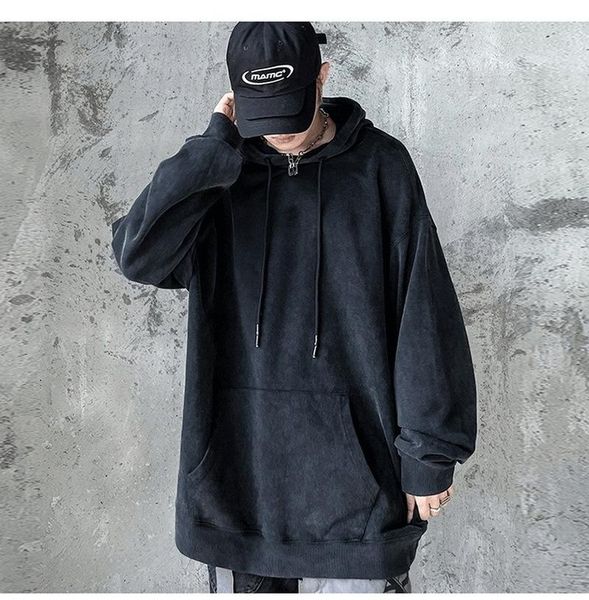 men's hoodies & sweatshirts clothing fashion brand sweatshirt men 2021 autumn winter hooded loose street solid color hoodie, Black
men's hoodies & sweatshirts clothing fashion brand sweatshirt men 2021 autumn winter hooded loose street solid color hoodie, Black