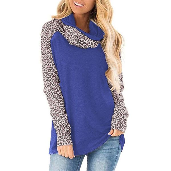 women's blouses & shirts 2021 autumn fashion blouse women leopard print splicing scarf collar long sleeve casual shirt female tunic, White
women's blouses & shirts 2021 autumn fashion blouse women leopard print splicing scarf collar long sleeve casual shirt female tunic, White