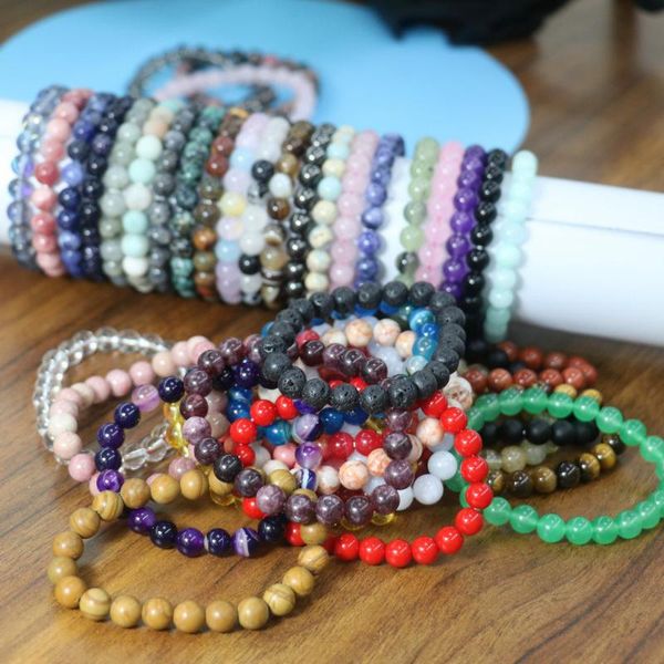 beaded, strands women bracelet natural stone men 8mm beads elastic chakra healing energy tiger eye bracelets for jewelry, Black
beaded, strands women bracelet natural stone men 8mm beads elastic chakra healing energy tiger eye bracelets for jewelry, Black