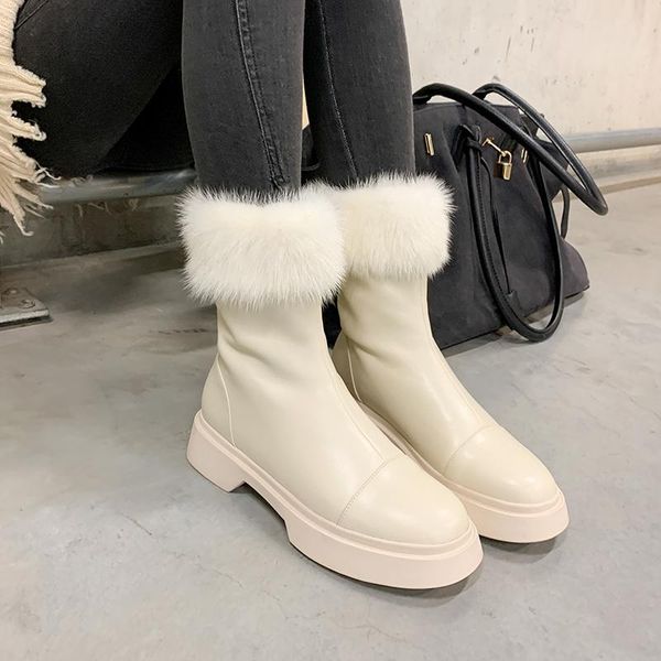 boots 2021 autumn and winter products snow thick fleece ankle boots., Black
boots 2021 autumn and winter products snow thick fleece ankle boots., Black