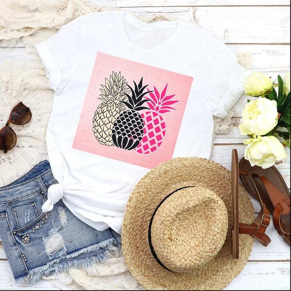 women graphic fruit beach plaid pineapple printed cartoon 90s lady tees print clothing female t shirt womens t shirt, White
women graphic fruit beach plaid pineapple printed cartoon 90s lady tees print clothing female t shirt womens t shirt, White