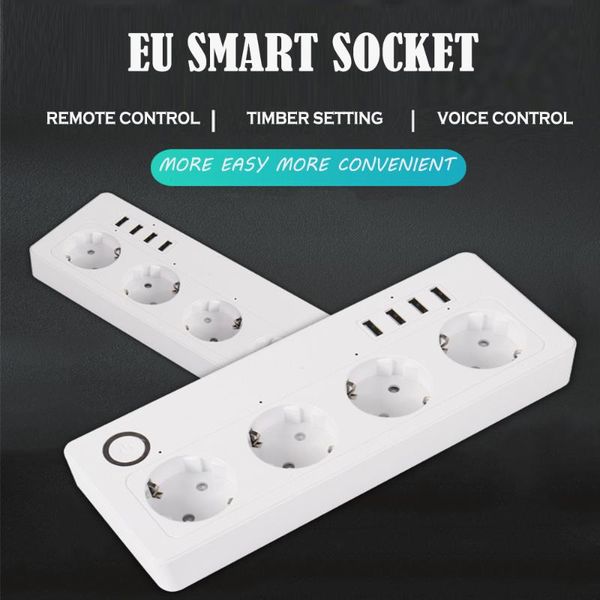 smart power plugs eu electrical wifi voice control plug outlets extension sockets with usb charger
smart power plugs eu electrical wifi voice control plug outlets extension sockets with usb charger