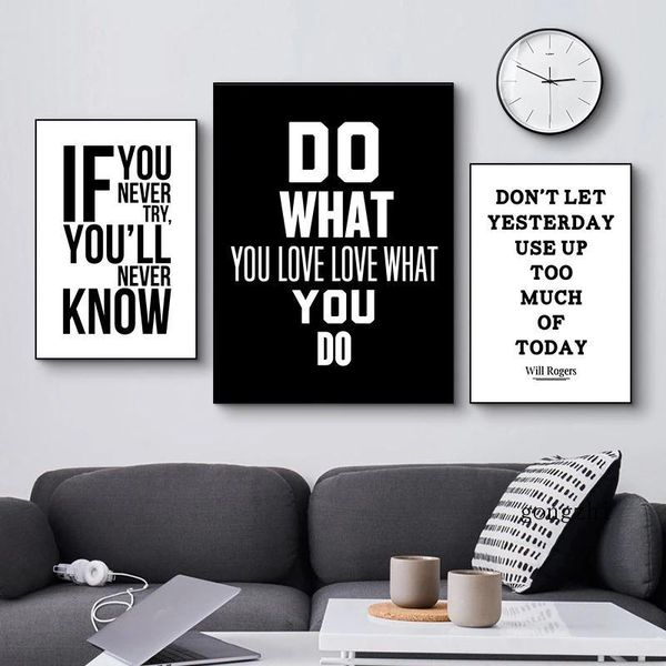 paintings nordic black white inspiring quote poster canvas painting and prints office encouraging wall art pictures for modern home decor
paintings nordic black white inspiring quote poster canvas painting and prints office encouraging wall art pictures for modern home decor
