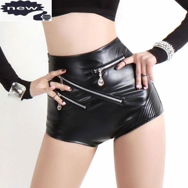 women's shorts club pu leather high waist women punk zip design stage performance pants fashion leopard print female, White;black
women's shorts club pu leather high waist women punk zip design stage performance pants fashion leopard print female, White;black