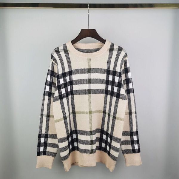 2021ss trendy fashion striped plaid jacquard loose sweater women's men's same style high version jacket hoodie size: s-m-l-xl, Black;brown
2021ss trendy fashion striped plaid jacquard loose sweater women's men's same style high version jacket hoodie size: s-m-l-xl, Black;brown