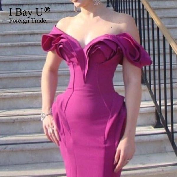 party dresses ruffle neckline mermaid evening 2021 dubai long prom purple dress fushia satin floor length, White;black
party dresses ruffle neckline mermaid evening 2021 dubai long prom purple dress fushia satin floor length, White;black
