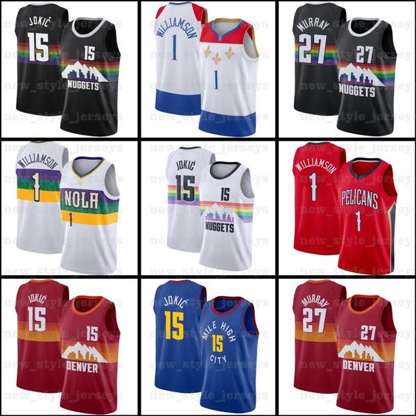 ncaa duke 1 zion 15 nikola williamson murray jokic 27 jamal z6 denver nuggets new orleans pelicans men basketball jerseys, Black;red
ncaa duke 1 zion 15 nikola williamson murray jokic 27 jamal z6 denver nuggets new orleans pelicans men basketball jerseys, Black;red