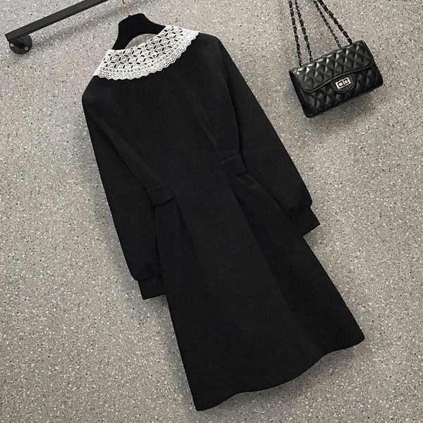 High Quality Vintage 90s Black French Dress Party Plus Size Female 2021 Long Sleeve Turndown Collar Elegant 2021new Dresses 3cm1, Black;gray
High Quality Vintage 90s Black French Dress Party Plus Size Female 2021 Long Sleeve Turndown Collar Elegant 2021new Dresses 3cm1, Black;gray