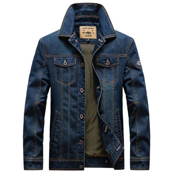 men's jackets autumn jeans jacket men military denim single breasted mesh liner plus size m-4xl many pockets veste homme, Black;brown
men's jackets autumn jeans jacket men military denim single breasted mesh liner plus size m-4xl many pockets veste homme, Black;brown