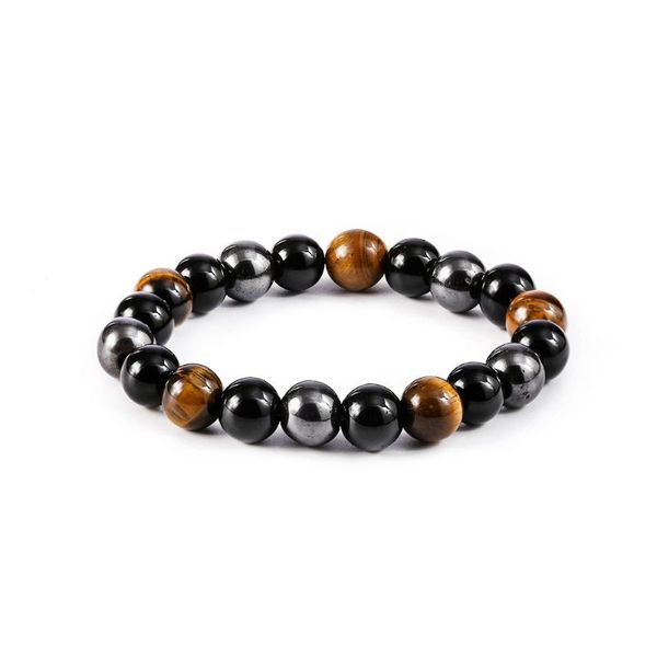 beaded, strands natural obsidian hematite bracelet men's magnetic health protection women's yoga sports jewelry, Black
beaded, strands natural obsidian hematite bracelet men's magnetic health protection women's yoga sports jewelry, Black
