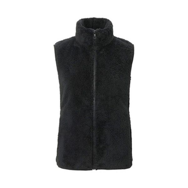 women's vests autumn winter fleece vest women 2021 solid color zipper korean fashion clothing velvet warm black coat y142, Black;white
women's vests autumn winter fleece vest women 2021 solid color zipper korean fashion clothing velvet warm black coat y142, Black;white