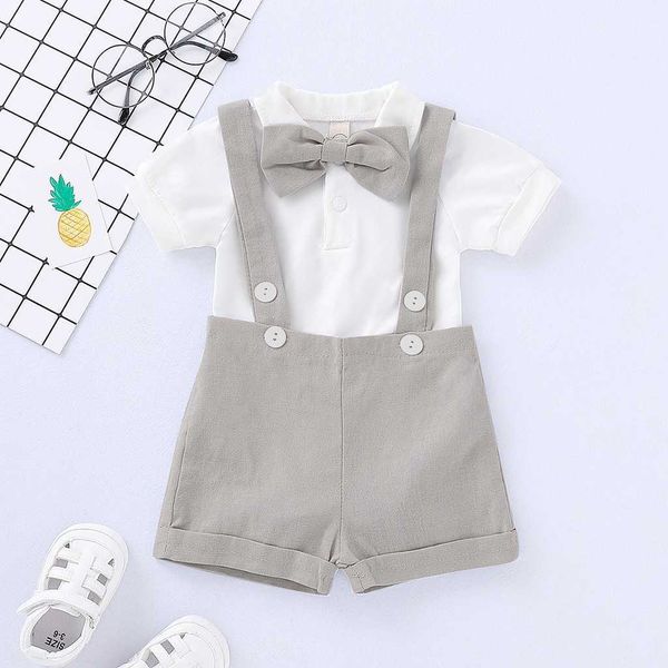 2021 new summer newborn baby boys bow shirts romper+suspender shorts gentleman outfits set kids clothes for boys new year gift#y x0802, White
2021 new summer newborn baby boys bow shirts romper+suspender shorts gentleman outfits set kids clothes for boys new year gift#y x0802, White