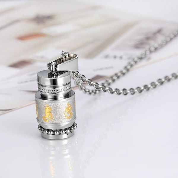chains sanskrit six-character mantra pendant religious buddhism protective jewelry shurangama titanium steel, Silver
chains sanskrit six-character mantra pendant religious buddhism protective jewelry shurangama titanium steel, Silver